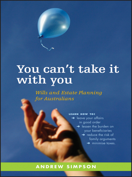 Cover image for You Can't Take It With You
